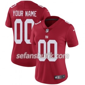New York Giants Tröjor Custom Röd - Dame